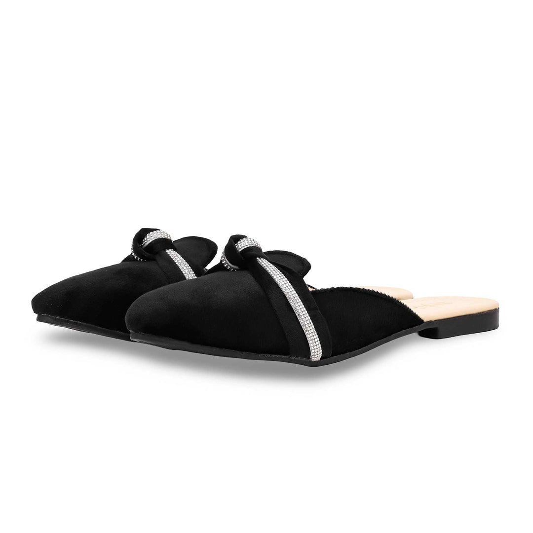 Black Casual Chappal CL1832