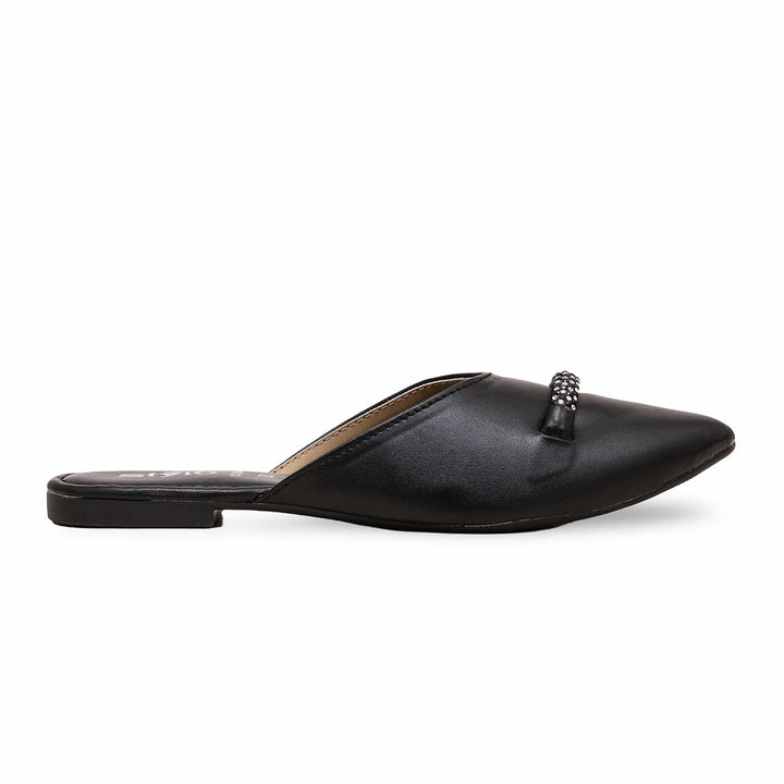 Black Casual Mule CL1844