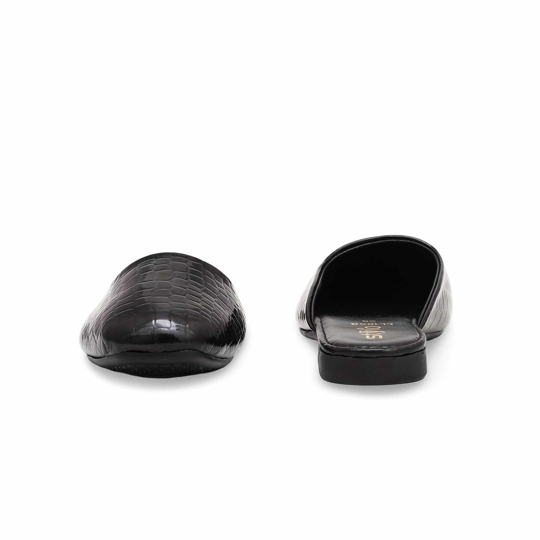 Black Back Open Slipper CL1858