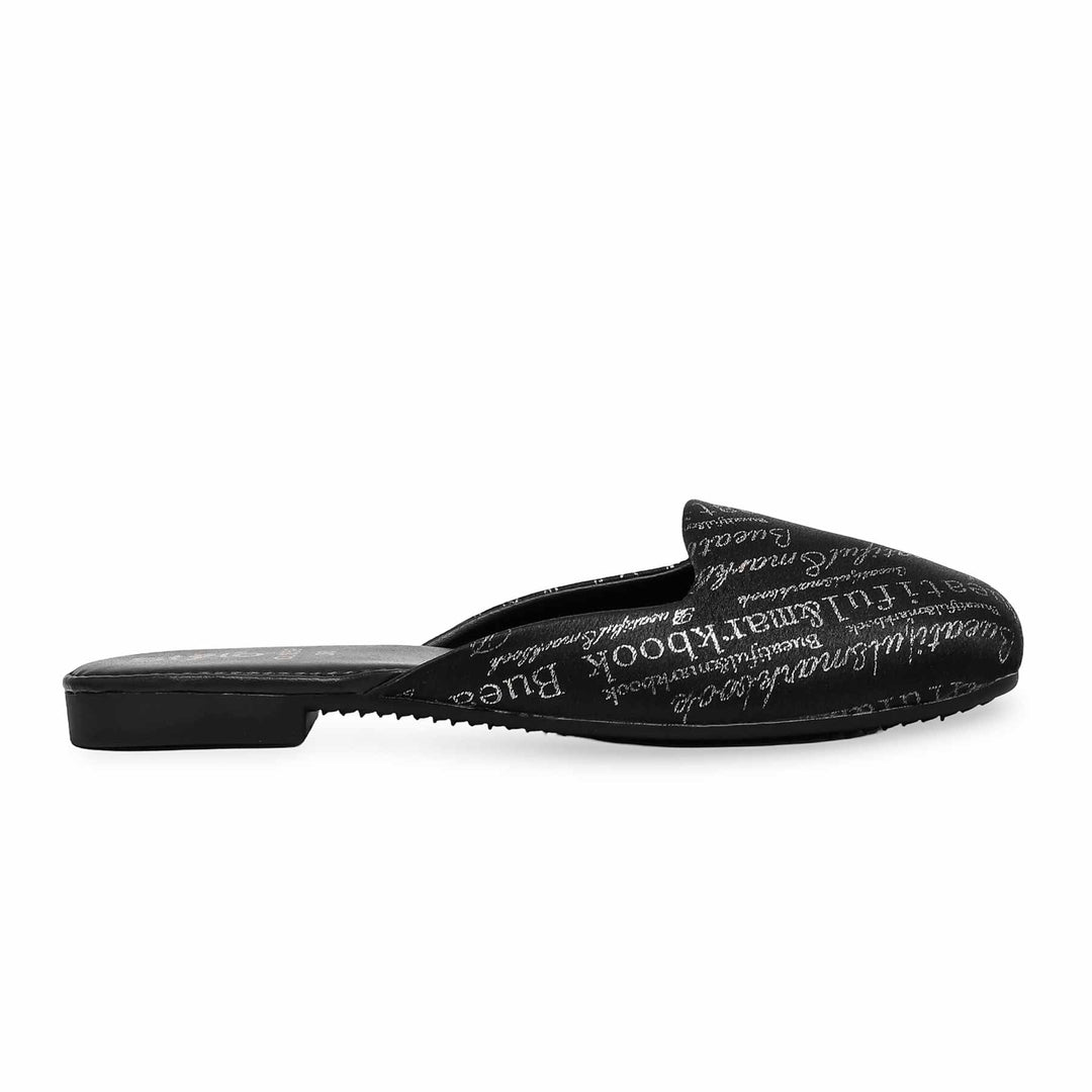 Black Back Open Chappal CL1859