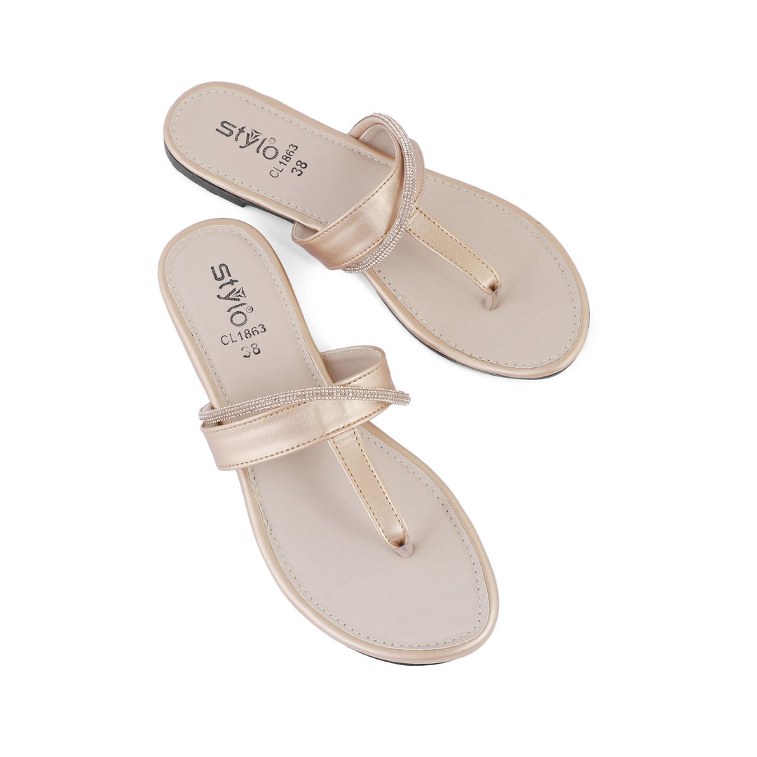 Peach Casual Chappal CL1863