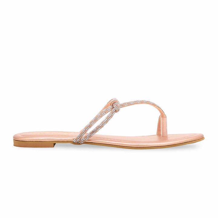 Peach Fancy Chappal FN0724