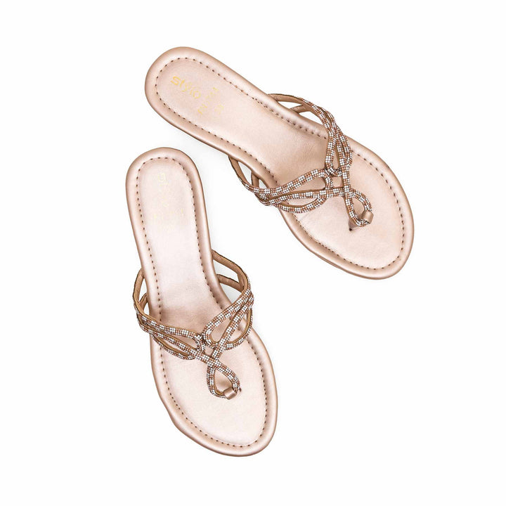 Golden Fancy Chappal FN0744