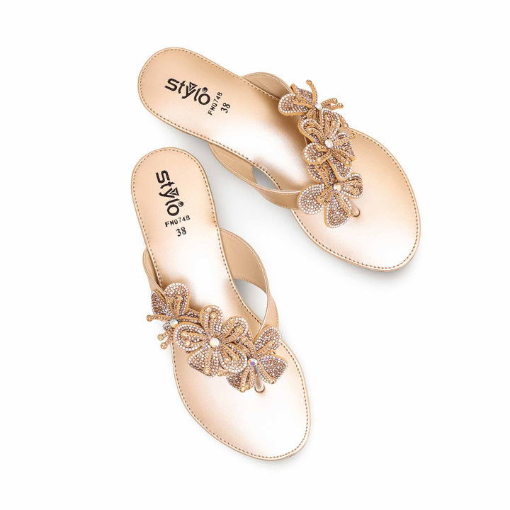 Golden Fancy Chappal FN0748