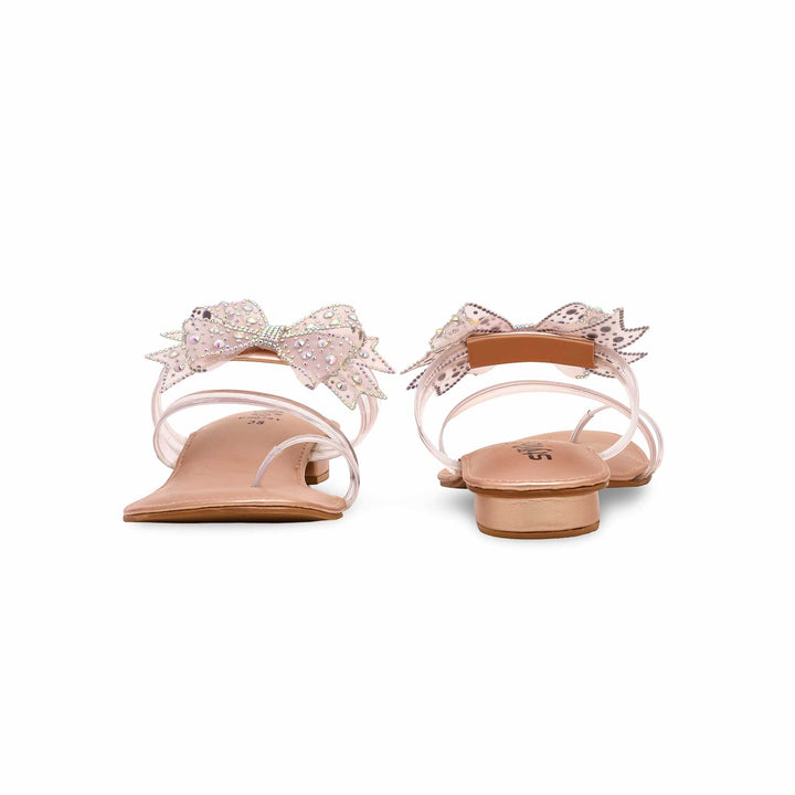 Peach Fancy Chappal FN0751