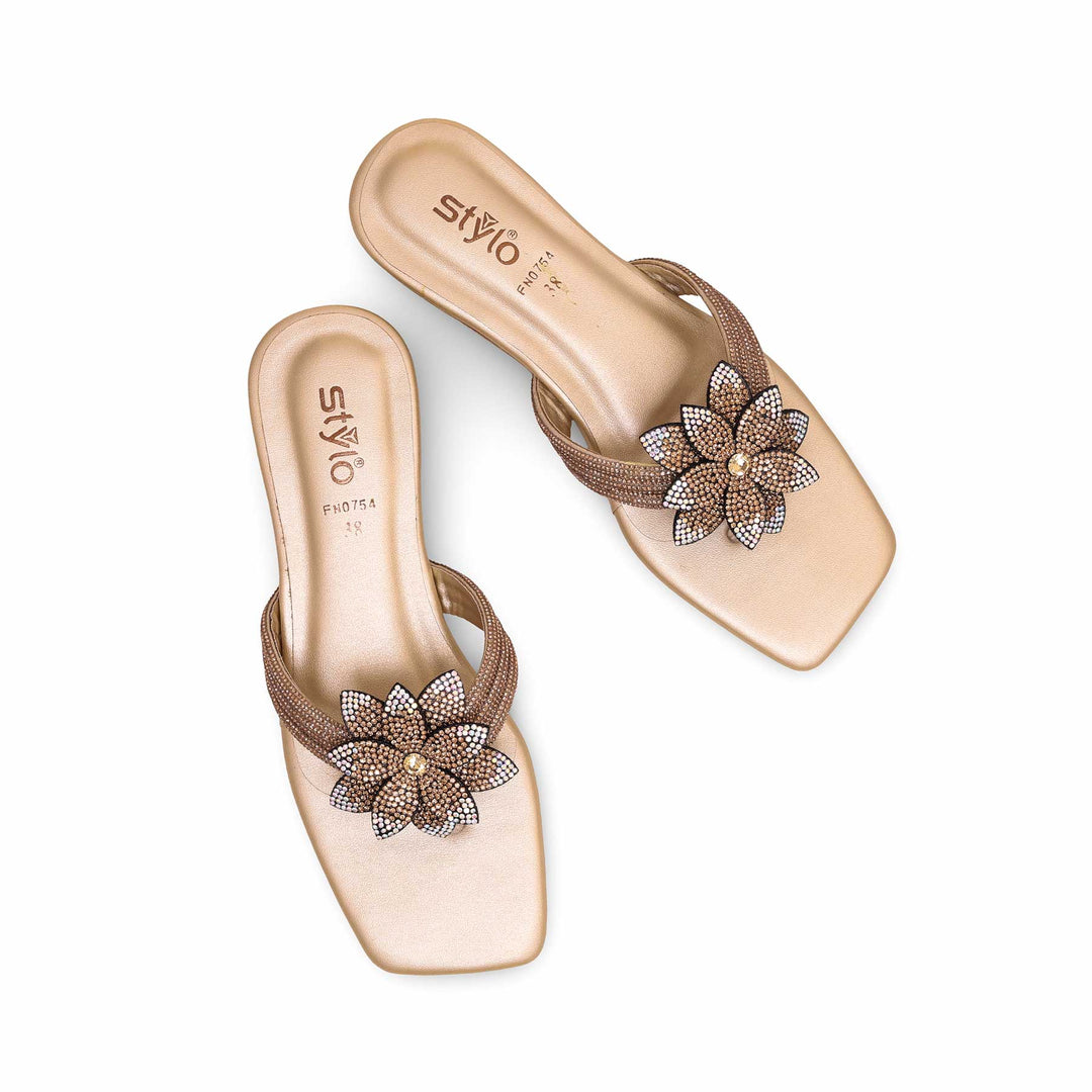 Golden Fancy Chappal FN0754