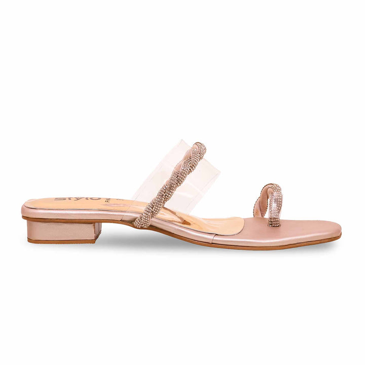 Peach Fancy Chappal FN0760