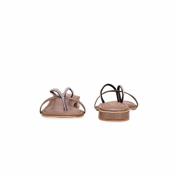 Brown Fancy Chappal FN0768