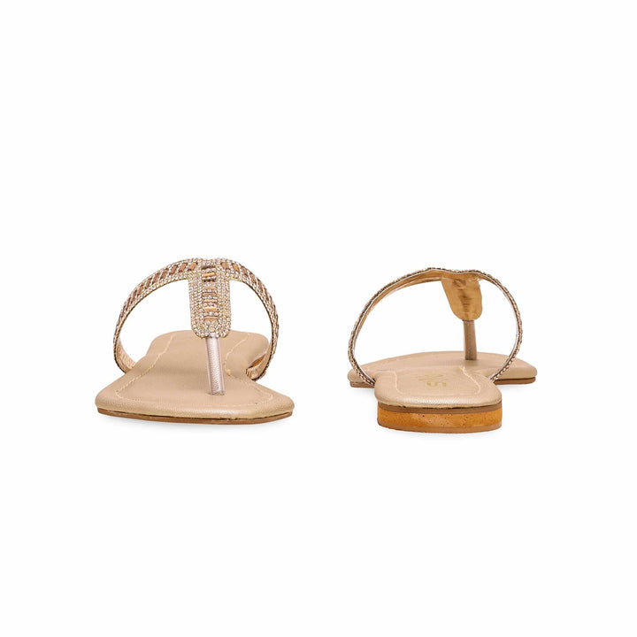 Golden Fancy Chappal FN0769