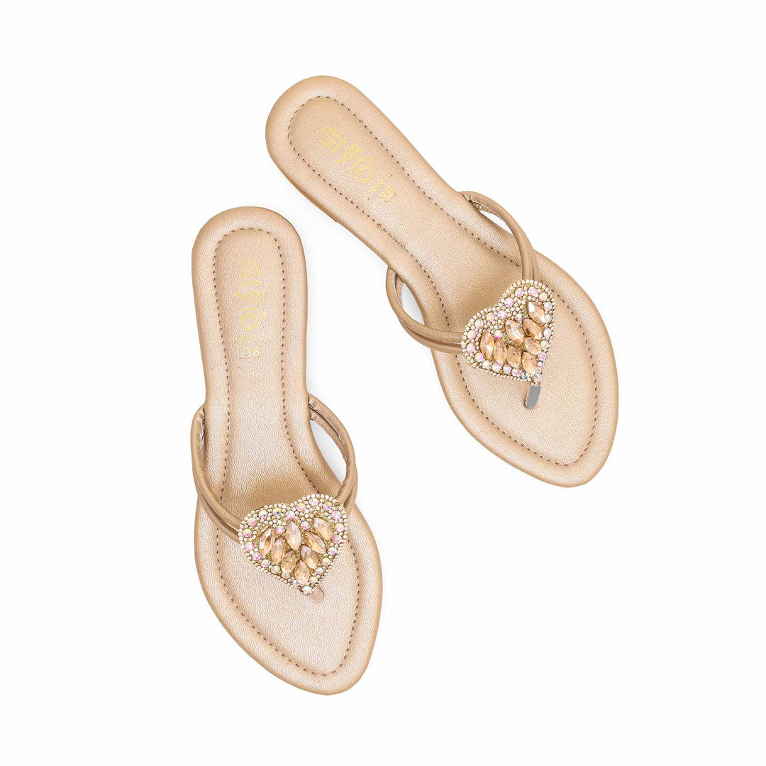 Golden Fancy Chappal FN0770