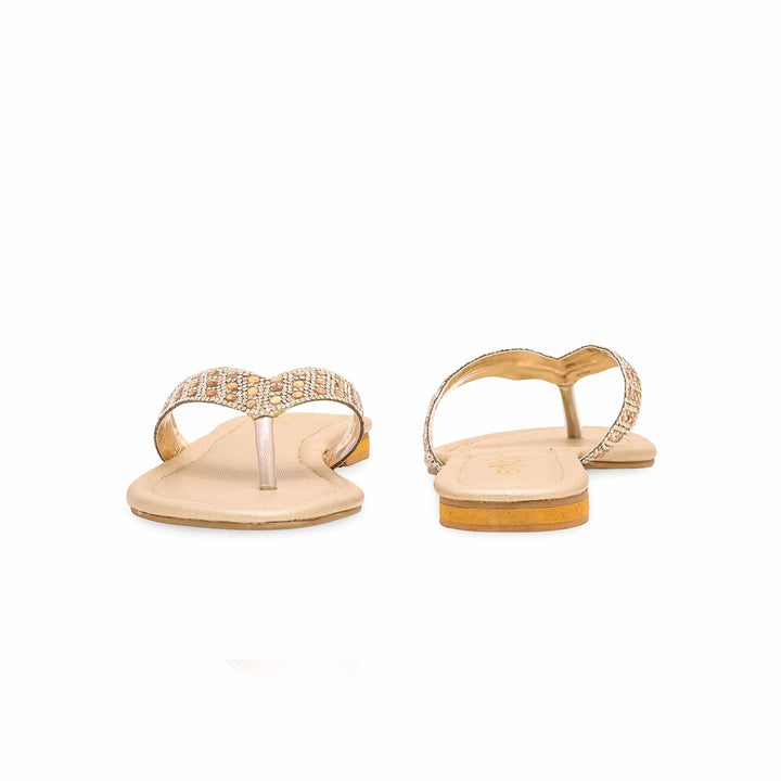 Golden Fancy Chappal FN0771