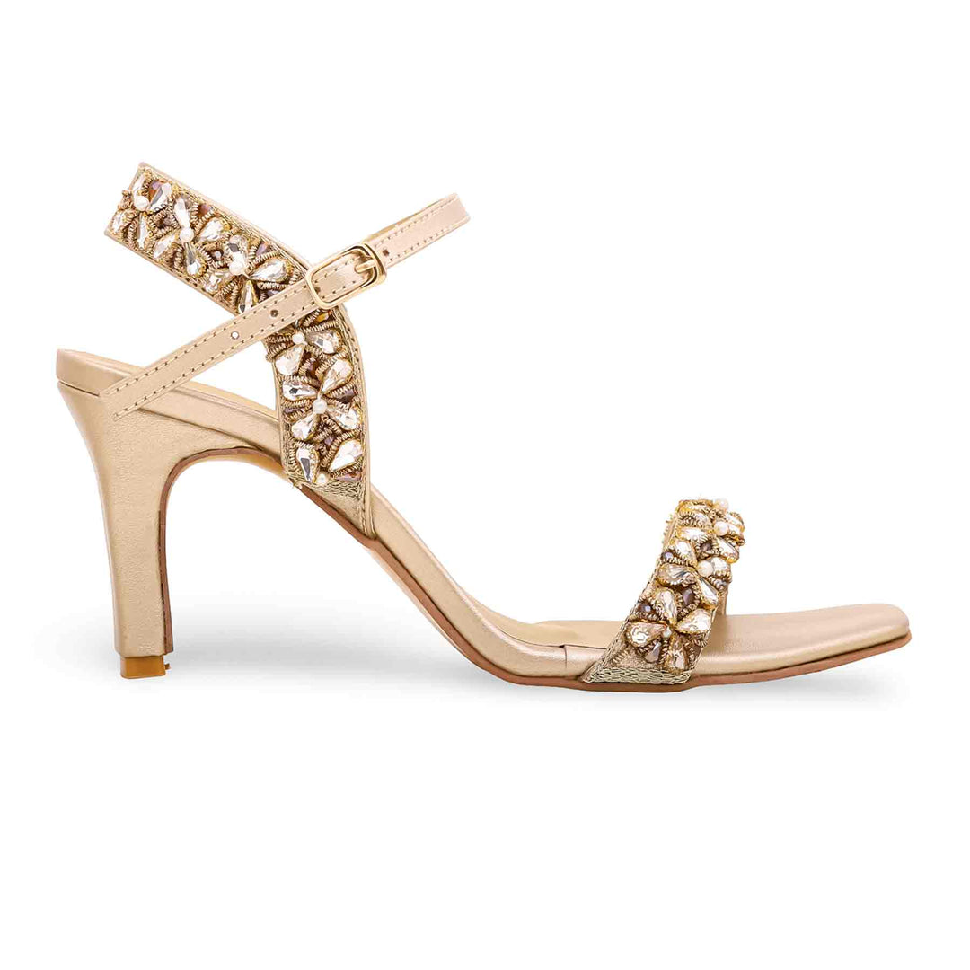 Golden Fancy Sandal FN5647