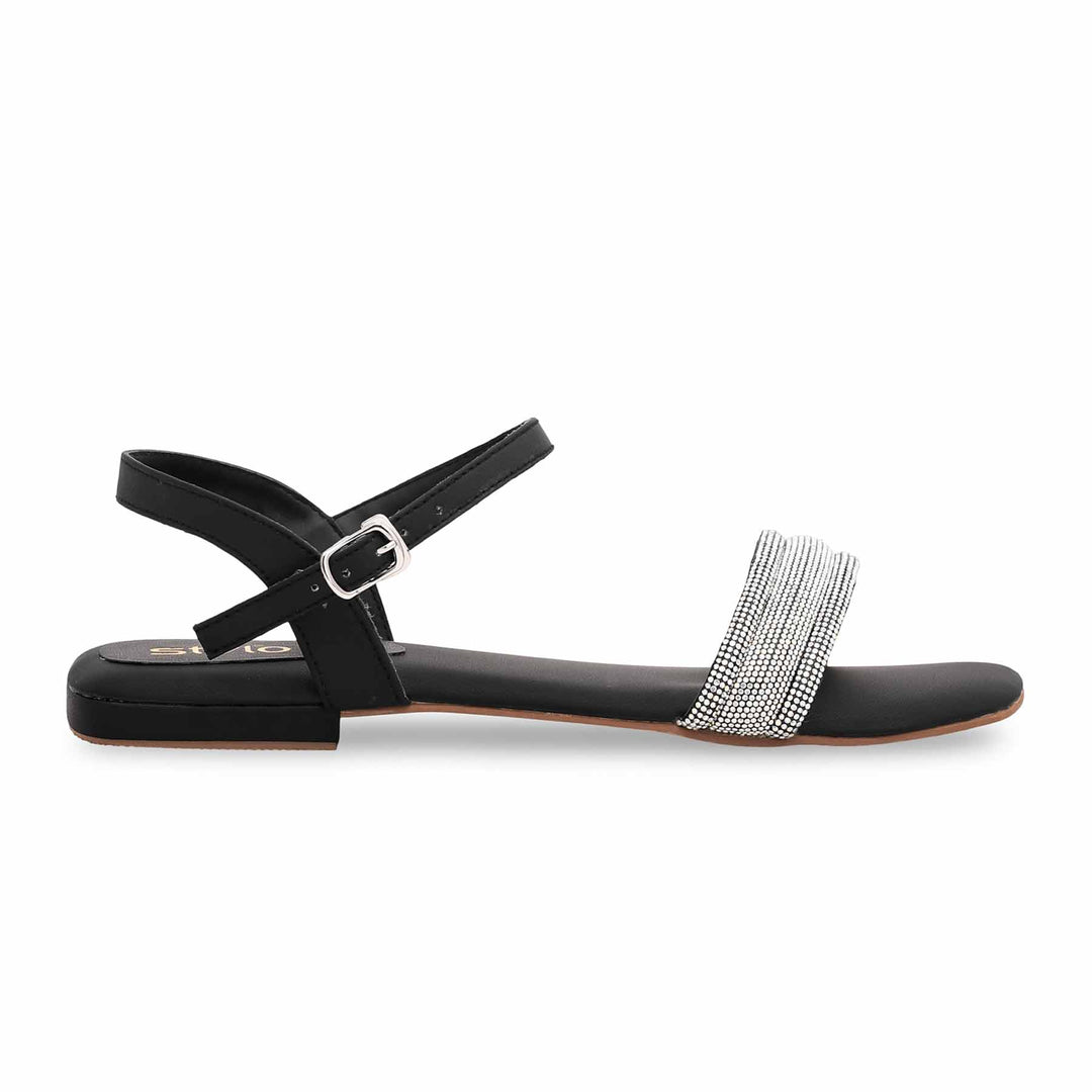 Black Fancy Sandal FN5798