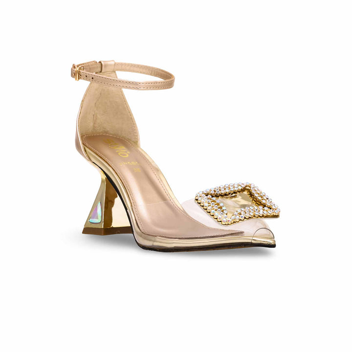 Golden Fancy Bridal Sandal FN5856