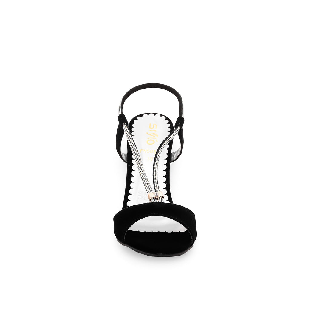 Black Fancy Sandal FN5883