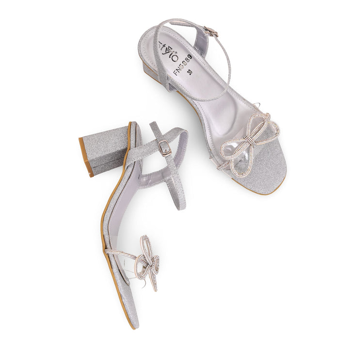 Silver Fancy Sandal FN5889