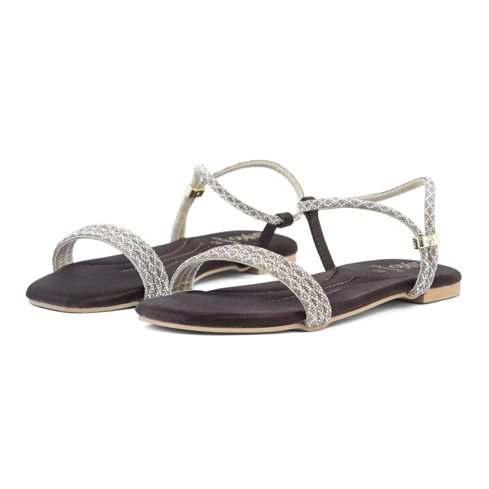 Brown Fancy Sandal FN5916