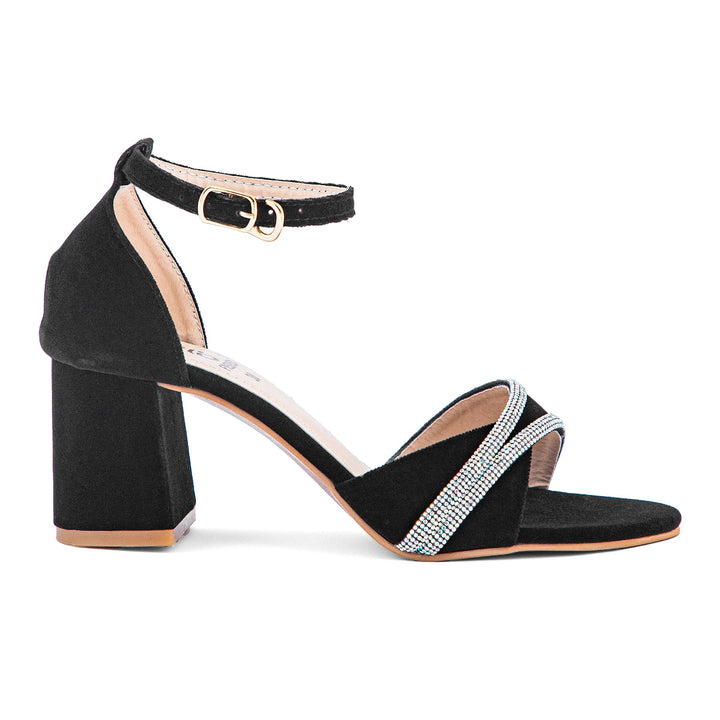 Black Fancy Sandal FN5963