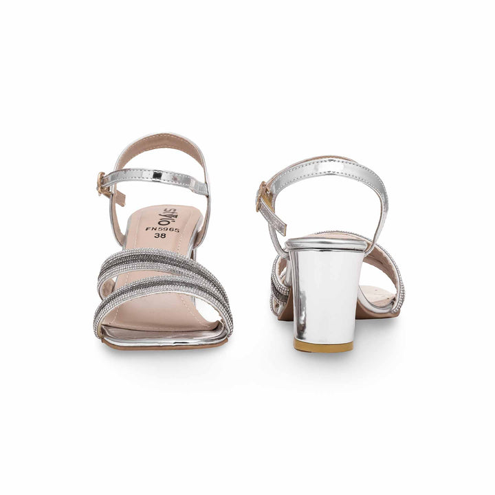 Silver Fancy Sandal FN5965