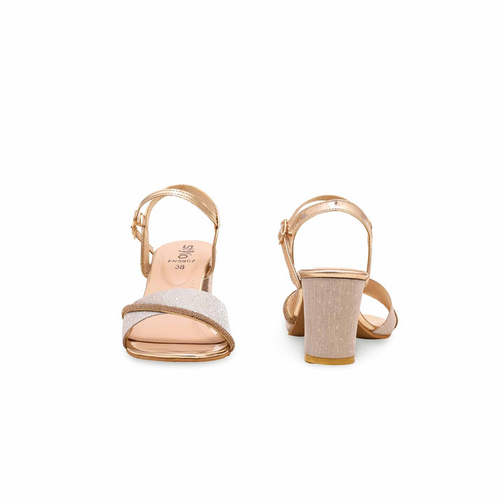 Golden Fancy Sandal FN5967