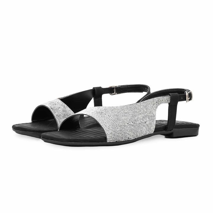 Black Fancy Sandal FN5991