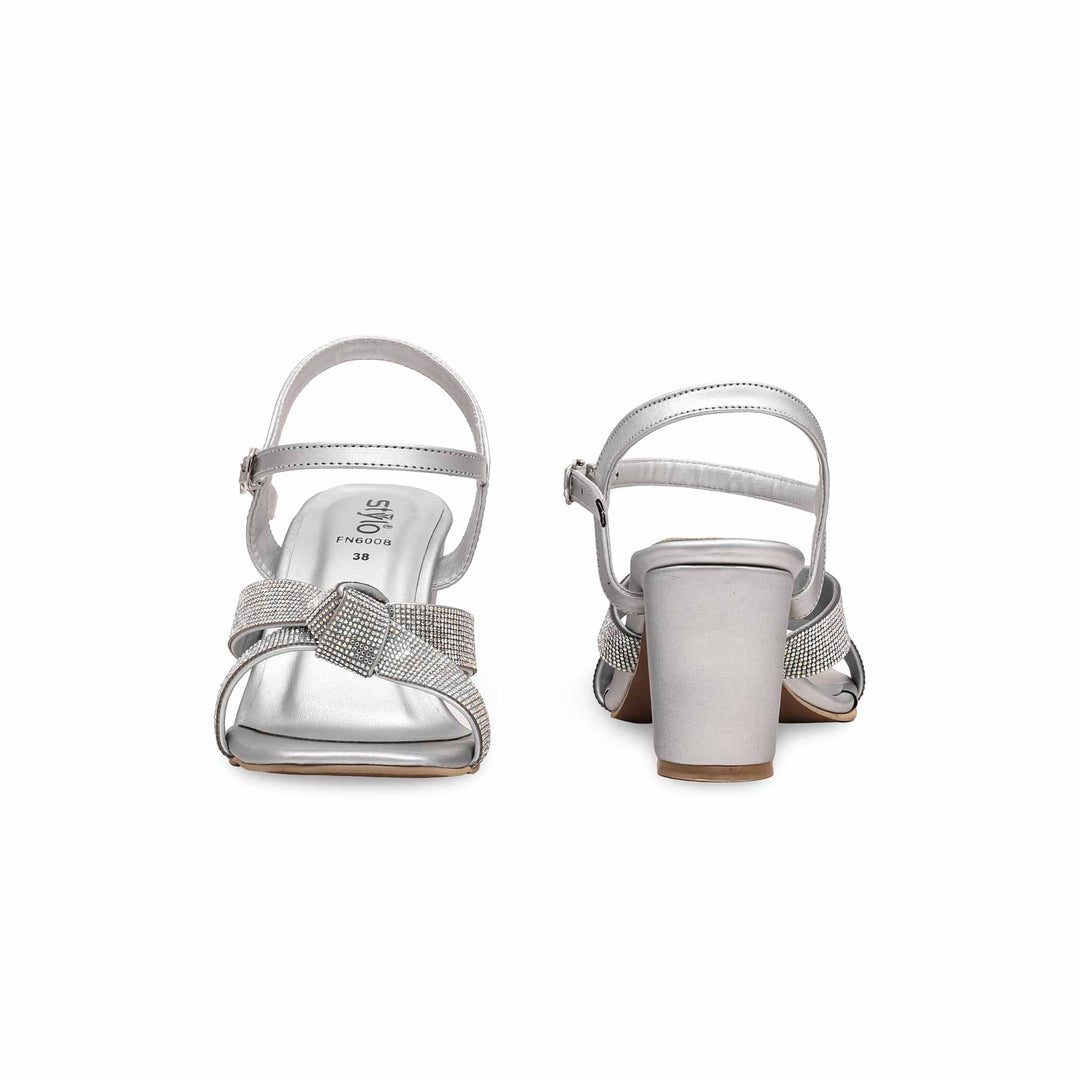 Silver Fancy Sandal FN6008