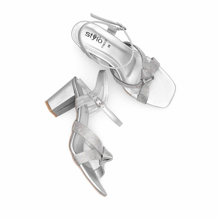 Silver Fancy Sandal FN6008