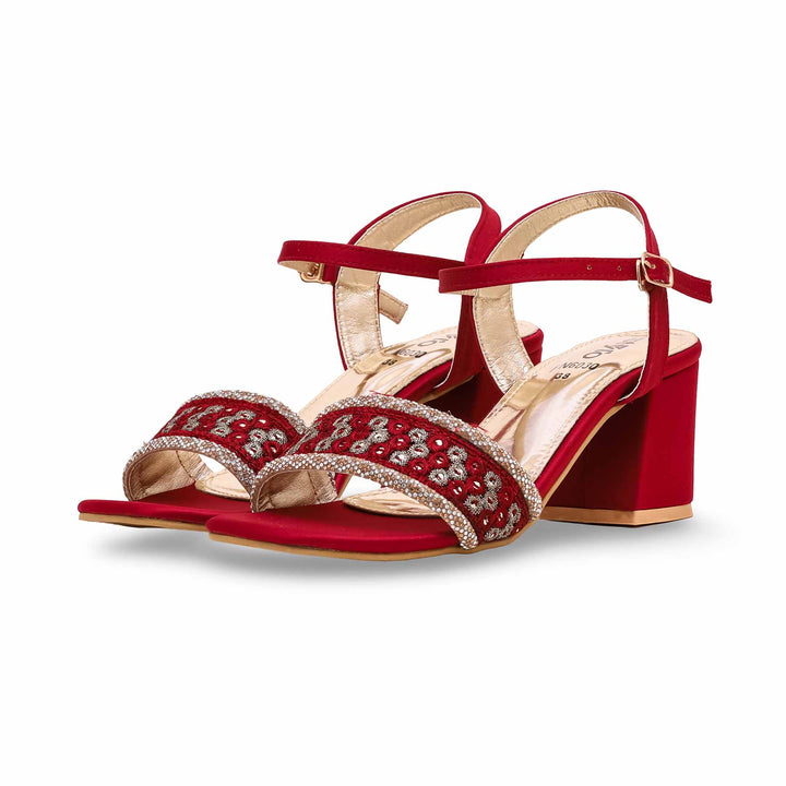 Maroon Fancy Sandal FN6030