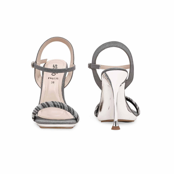 Grey Fancy Bridal Sandal FN6036