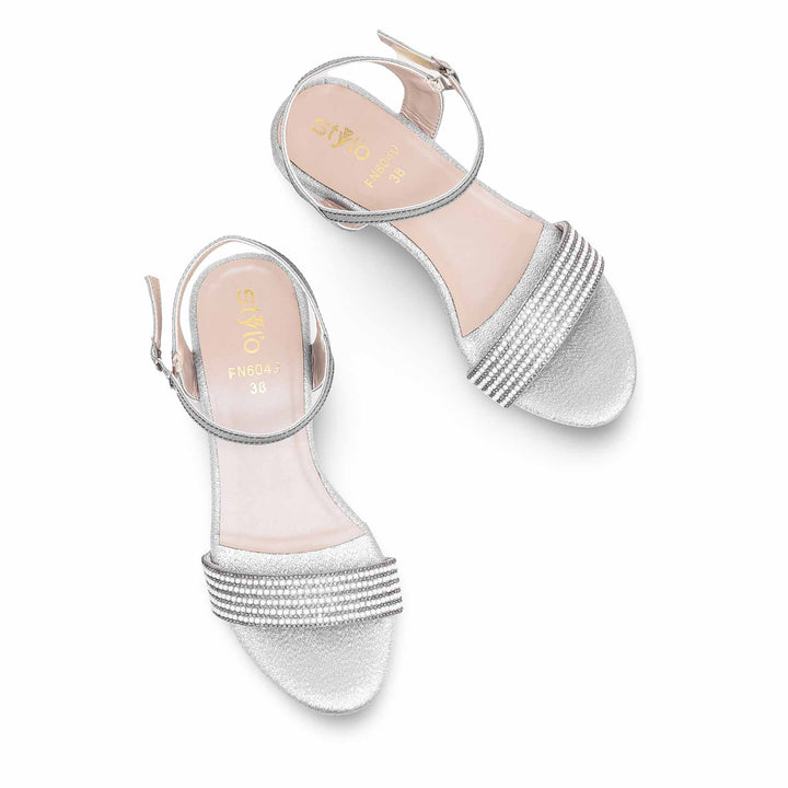 Grey Fancy Sandal FN6049