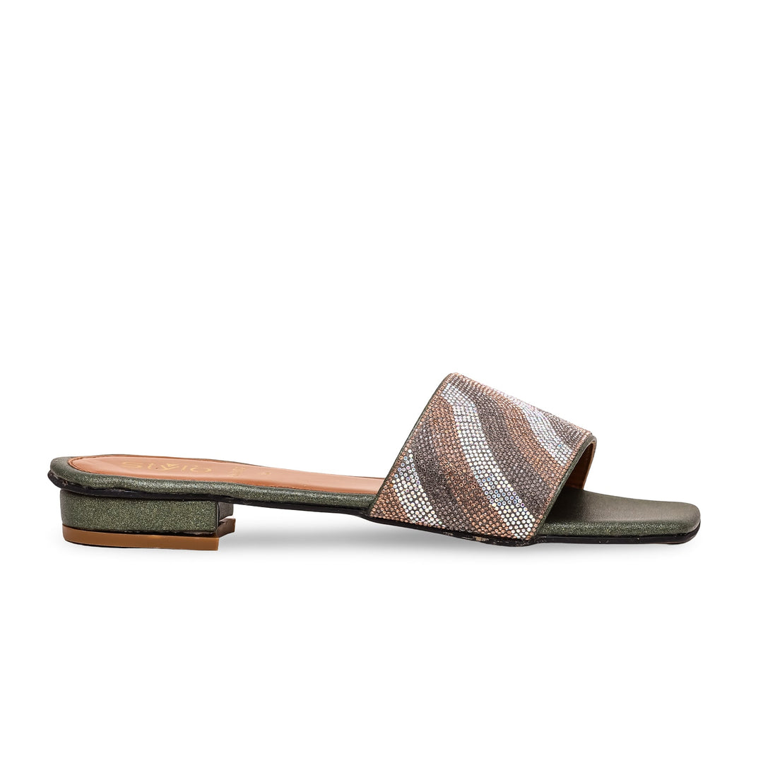 Olive Fancy Slipper FN7802