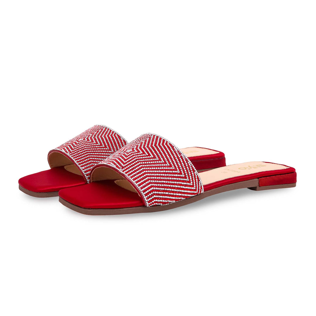 Maroon Fancy Slipper FN7804