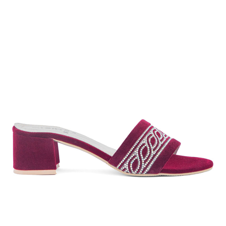 Maroon Fancy Slipper FN7829