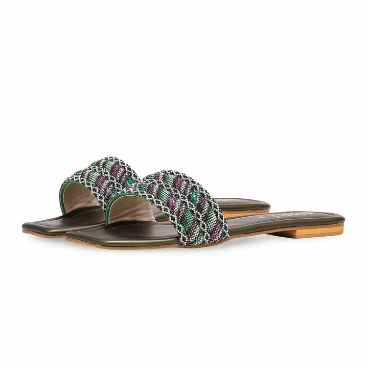 Olive Fancy Slipper FN7892