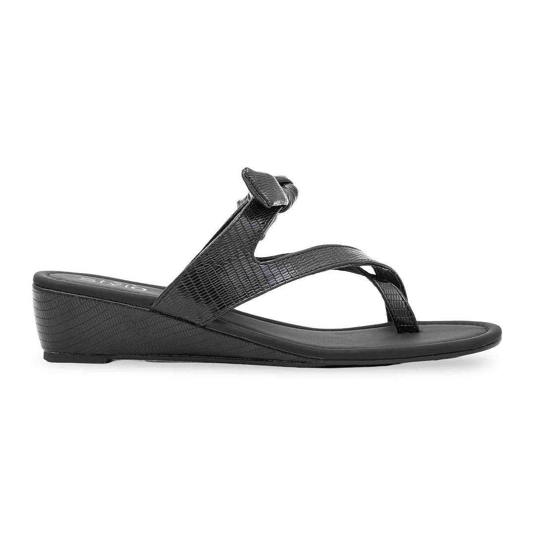 Black Formal Chappal FR0551