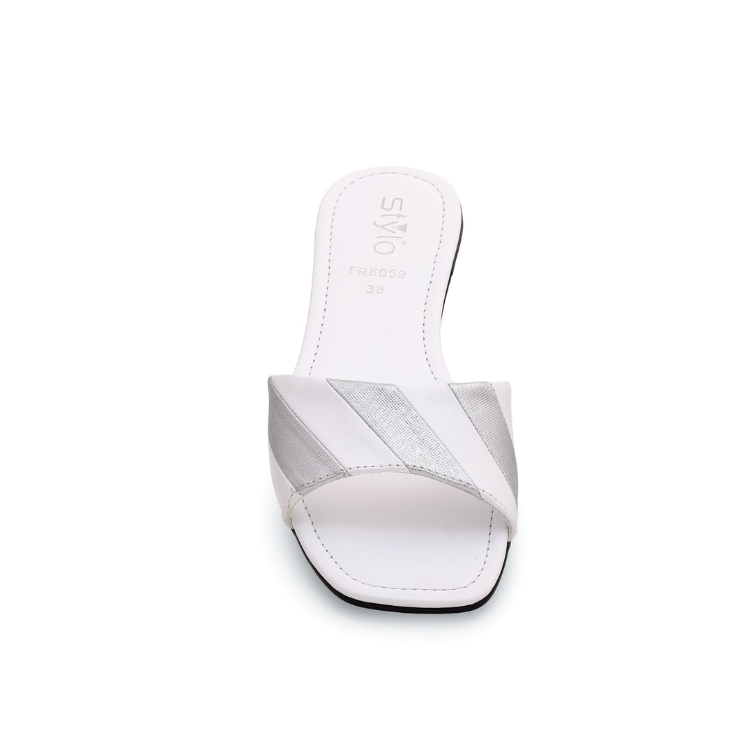 White Formal Slipper FR8059