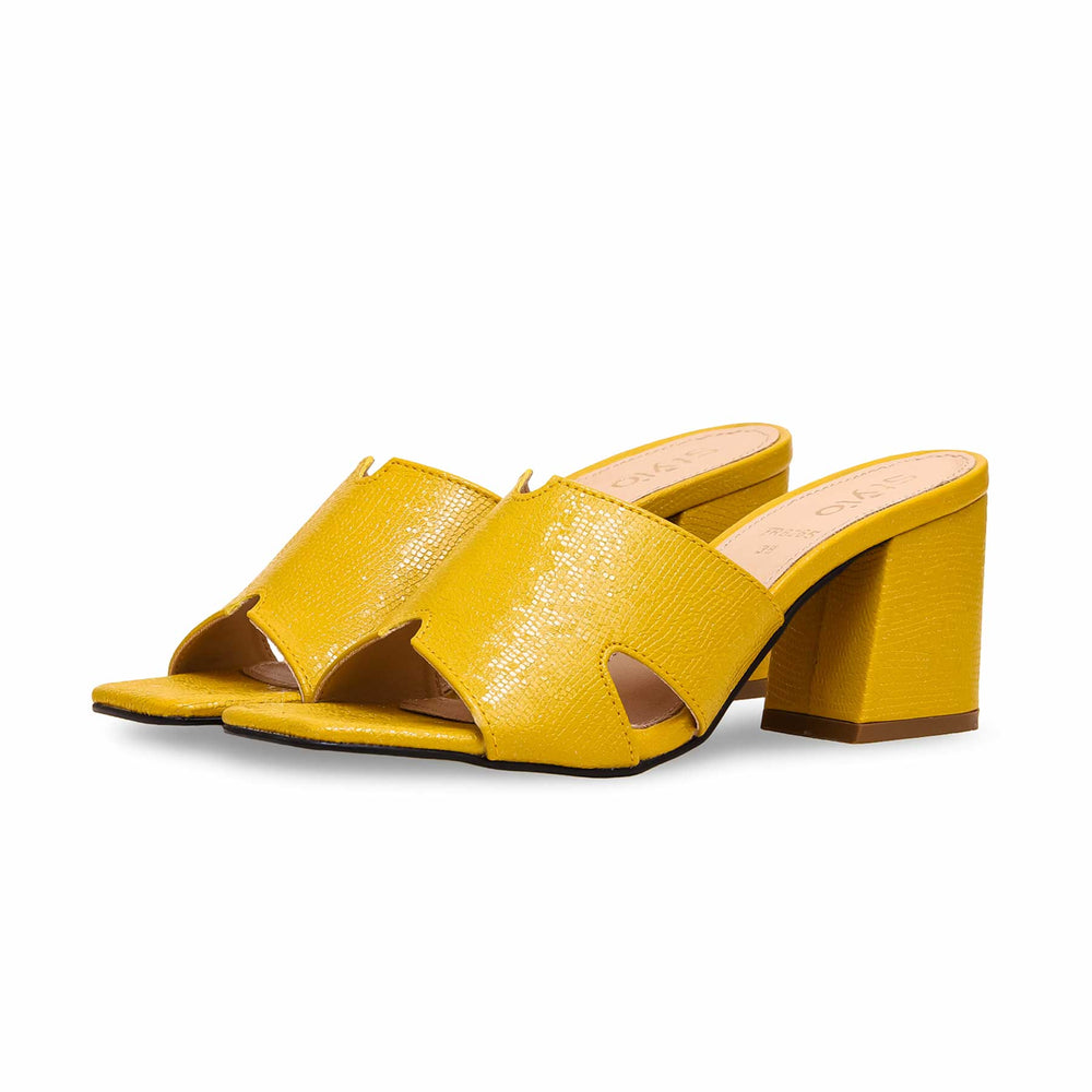 Yellow Formal Slipper FR8265