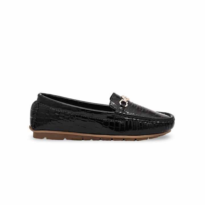 Boys Black Formal Moccasin KD0885