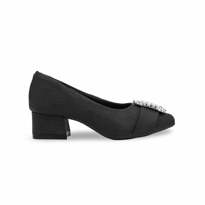 Girls Black Formal Pumps KD0920