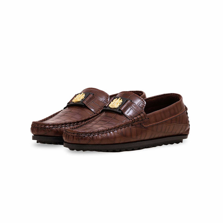 Boys Coffee Formal Moccasin KD0995