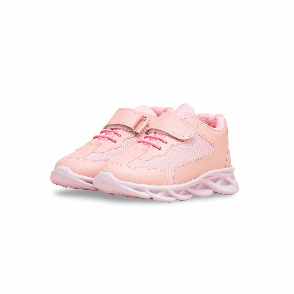 Girls Pink Casual Jogger KD1791