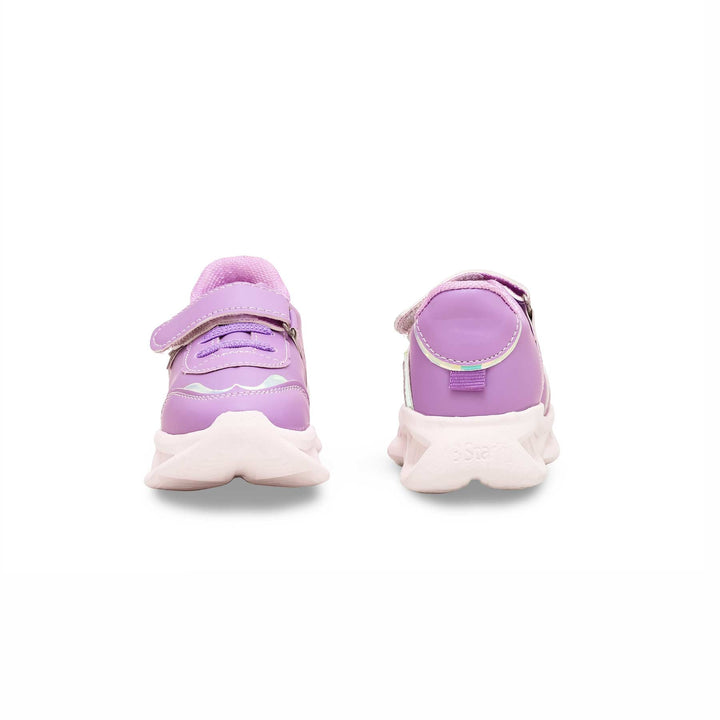 Girls Purple Casual Jogger KD1813