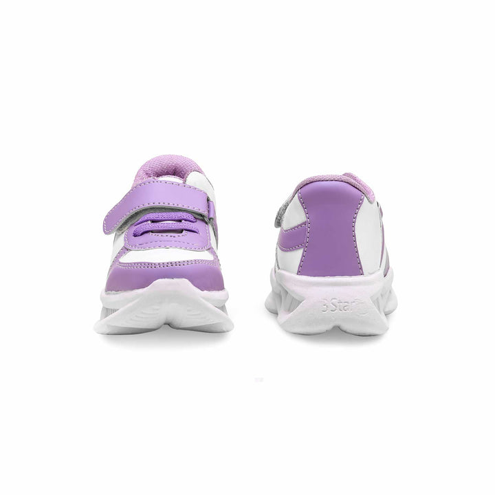 Girls Purple Casual Jogger KD1816