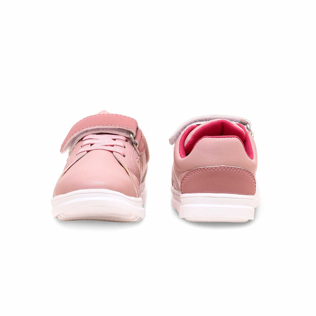 Girls Pink Casual Jogger KD1855