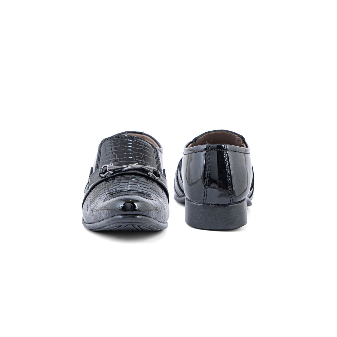 Boys Black Formal Shoes KD2210