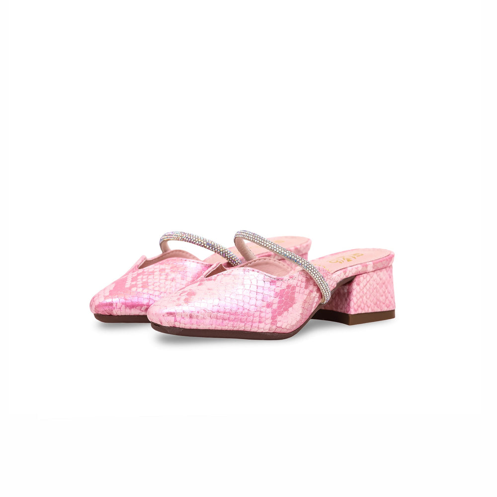 Girls Pink Formal Pumps KD2290