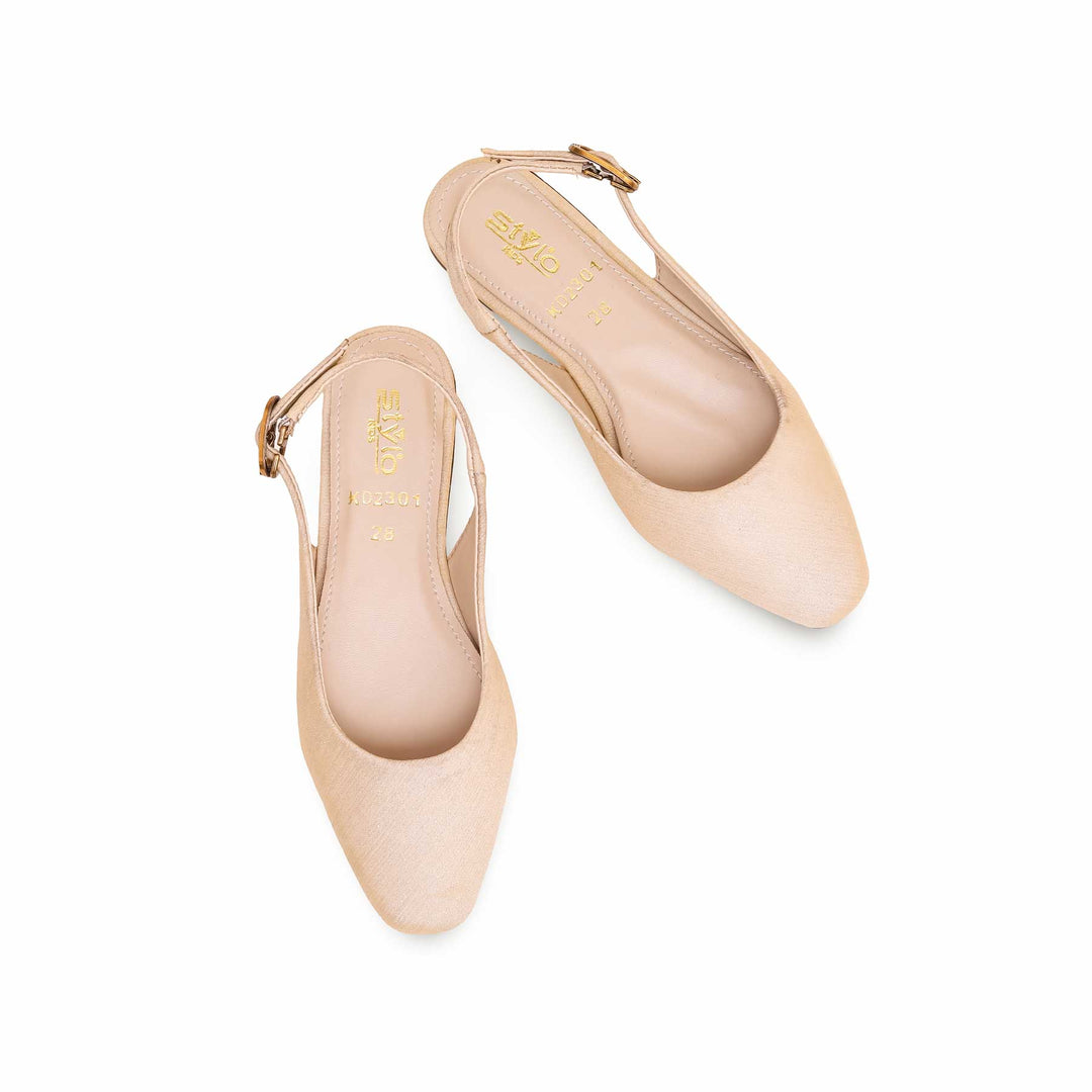 Girls Golden Casual Pumps KD2301