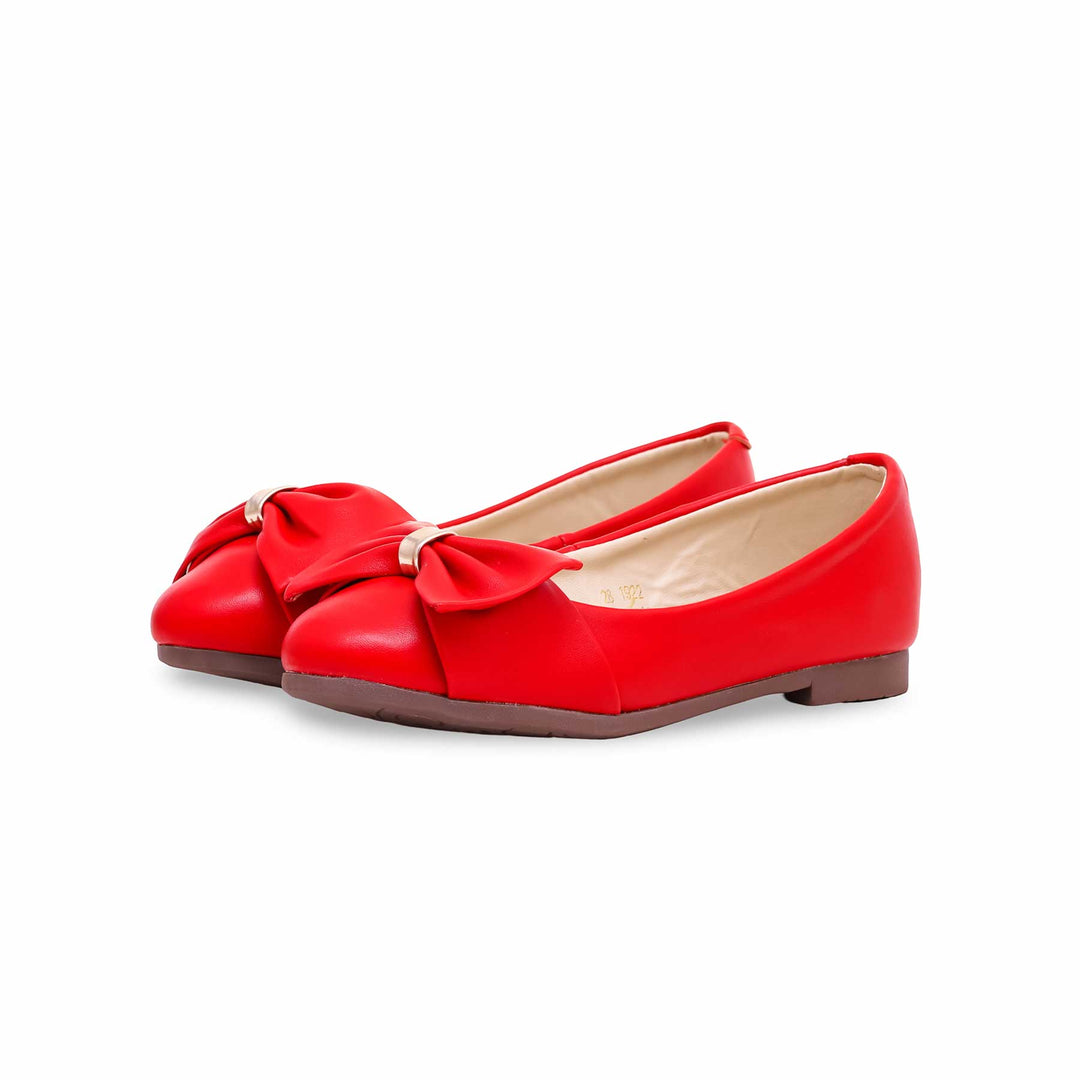 Girls Red Formal Pumps KD2310