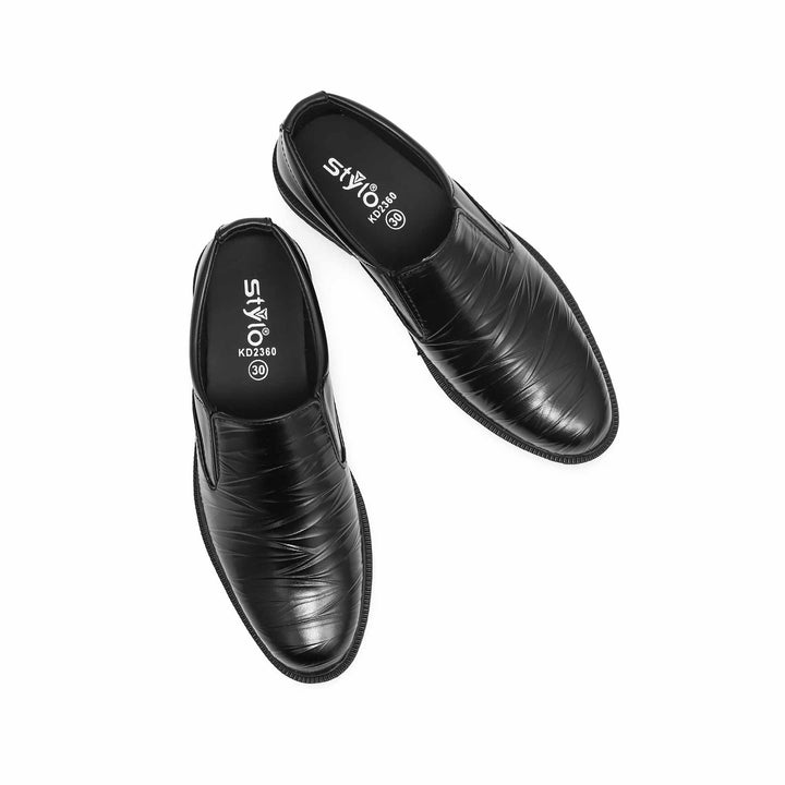 Boys Black Formal Shoes KD2360