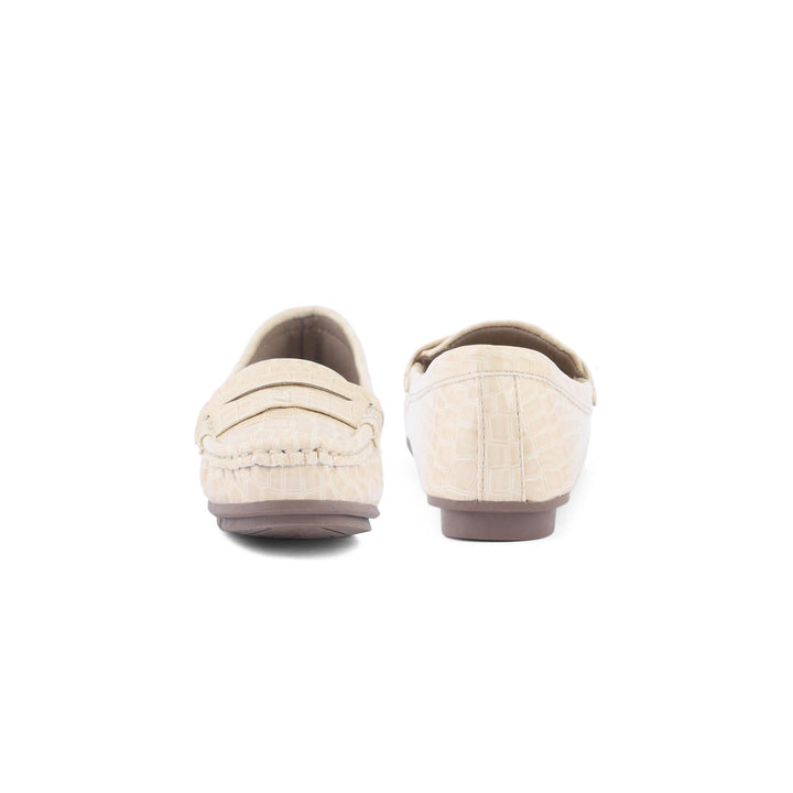 Girls Beige Casual Moccasin KD2409